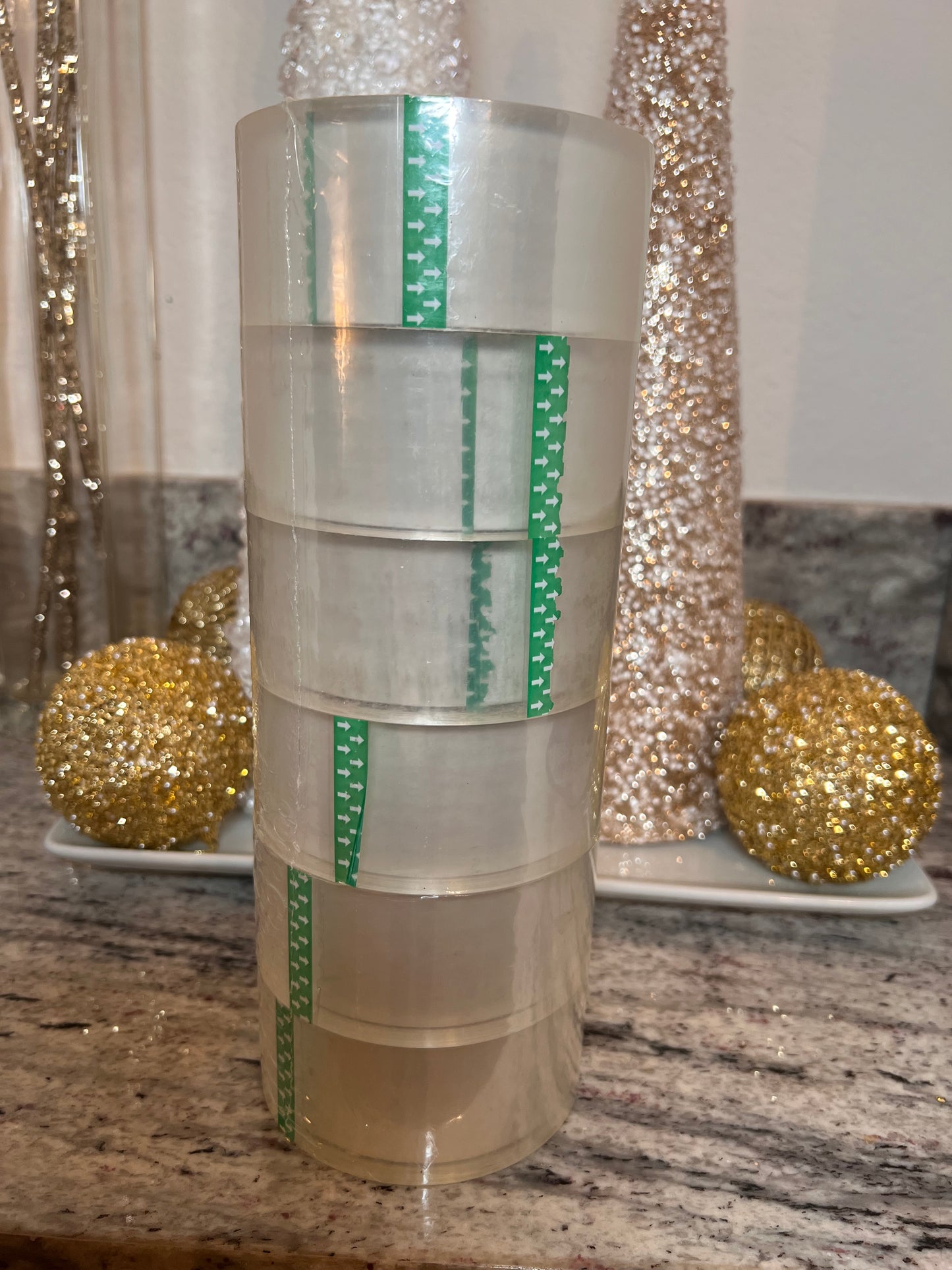 Industrial Grade Clear Packing Tape (6 Rolls)