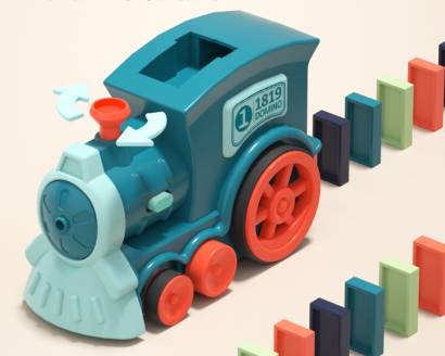 60 pcs Domino Train Car Toy  for 3-12 Year olds