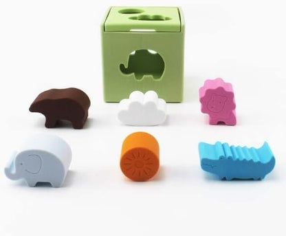 Shape Sorter Toy, Toddler and Baby Sorting and Matching Activity Cube, Colorful Sorter Box, My First Baby Toys Gift for Boys & Girls