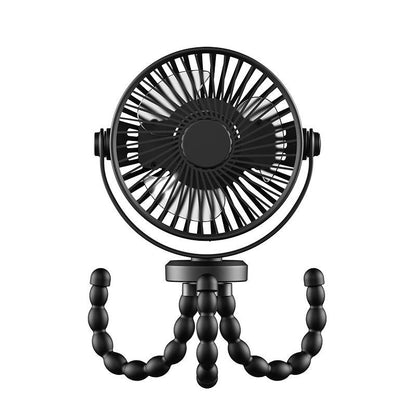 Stroller Fan Battery Operated Portable Rechargeable Small USB Fan
