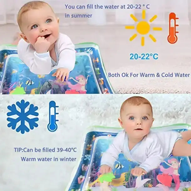Tummy Time Water Mat for Babies