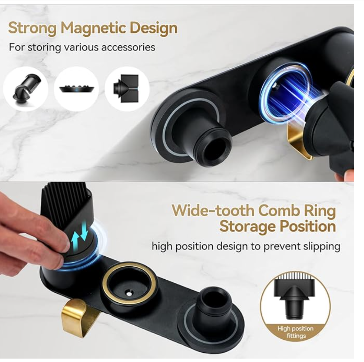 Supersonic Hair Dryer Accessories Wall Mount Holder
