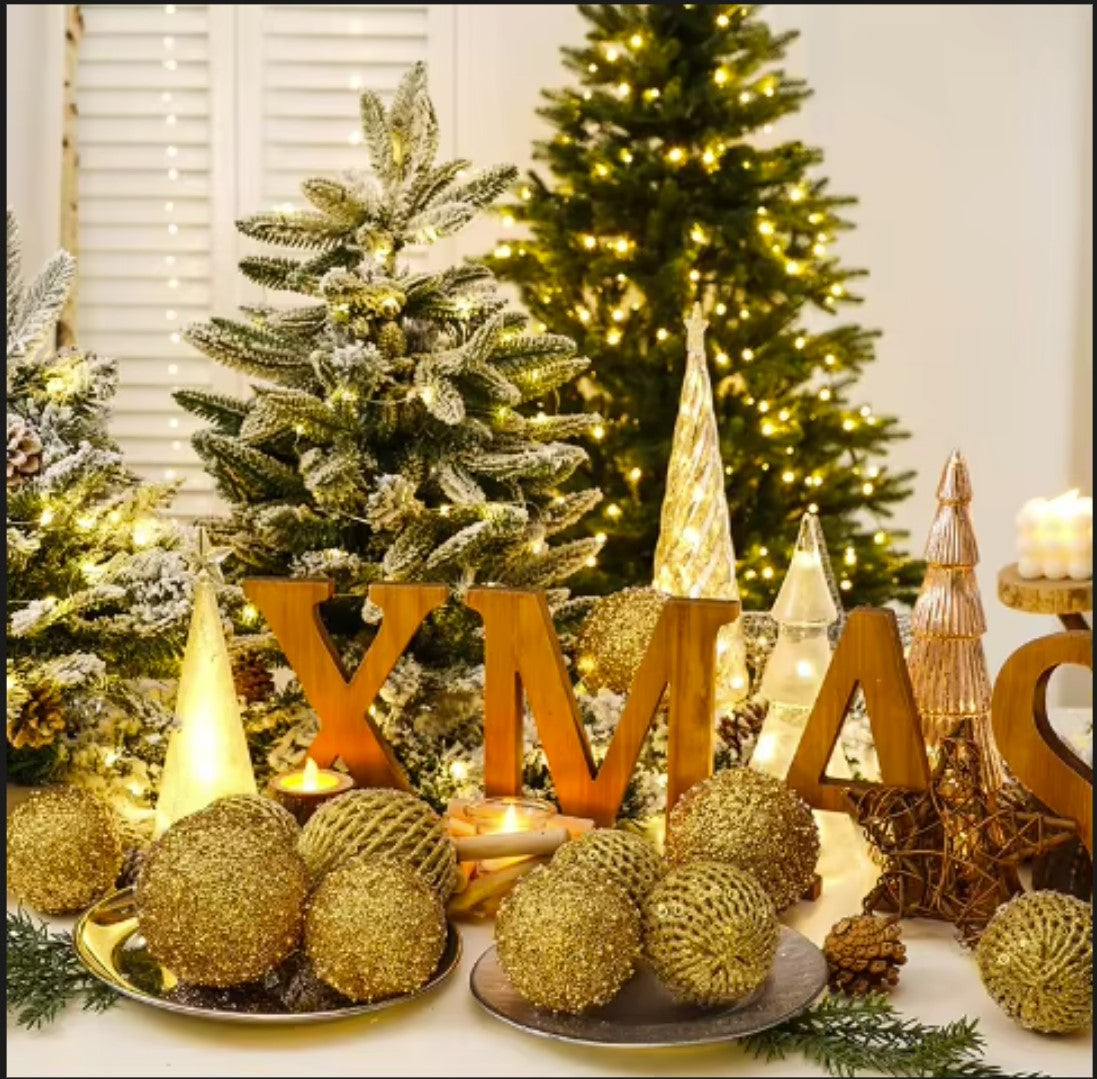 Christmas Ball Ornaments set of 6