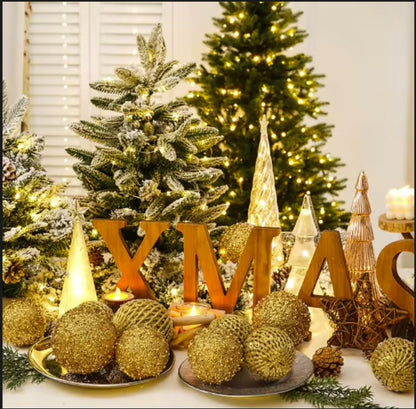 Christmas Ball Ornaments set of 6