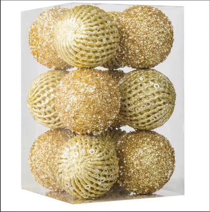 Christmas Ball Ornaments set of 6