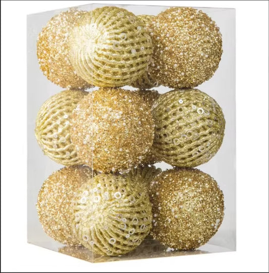 Christmas Ball Ornaments set of 6