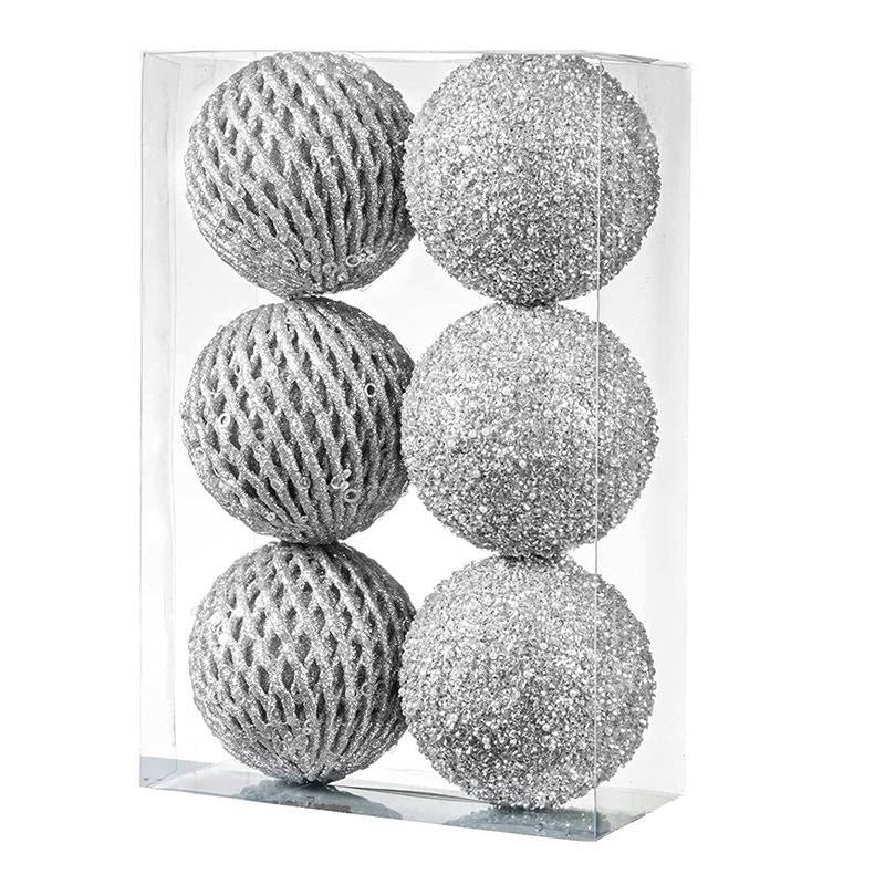 Christmas Ball Ornaments set of 6