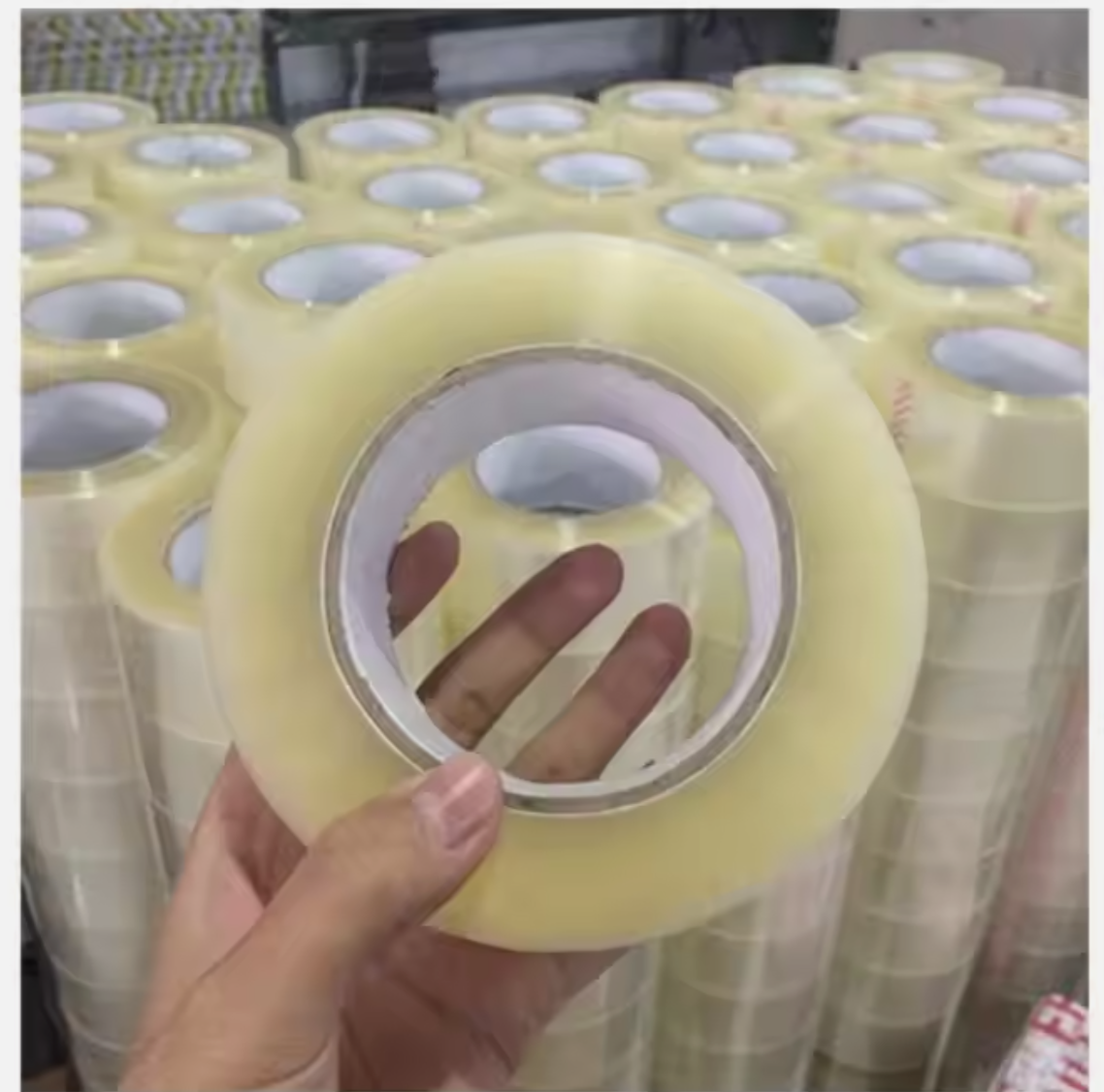Industrial Grade Clear Packing Tape (6 Rolls)