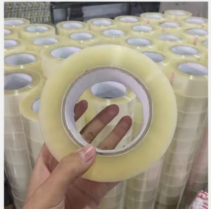 Industrial Grade Clear Packing Tape (6 Rolls)